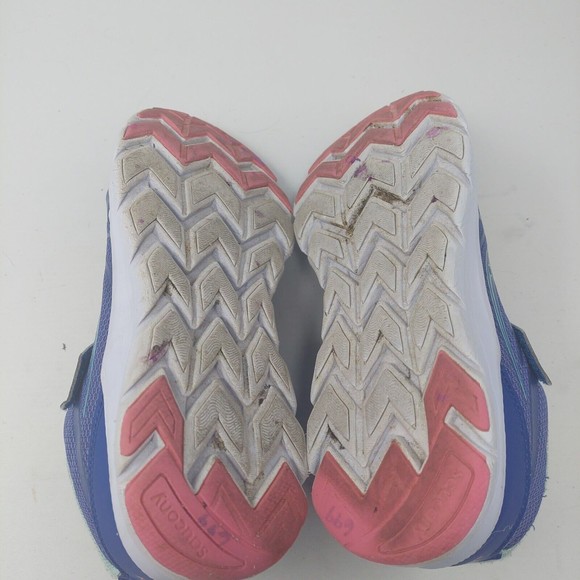 Saucony Inferno Lite Blue Teal Running Shoes SK162019 Athletic Sneaker Size 7 M - Picture 7 of 8